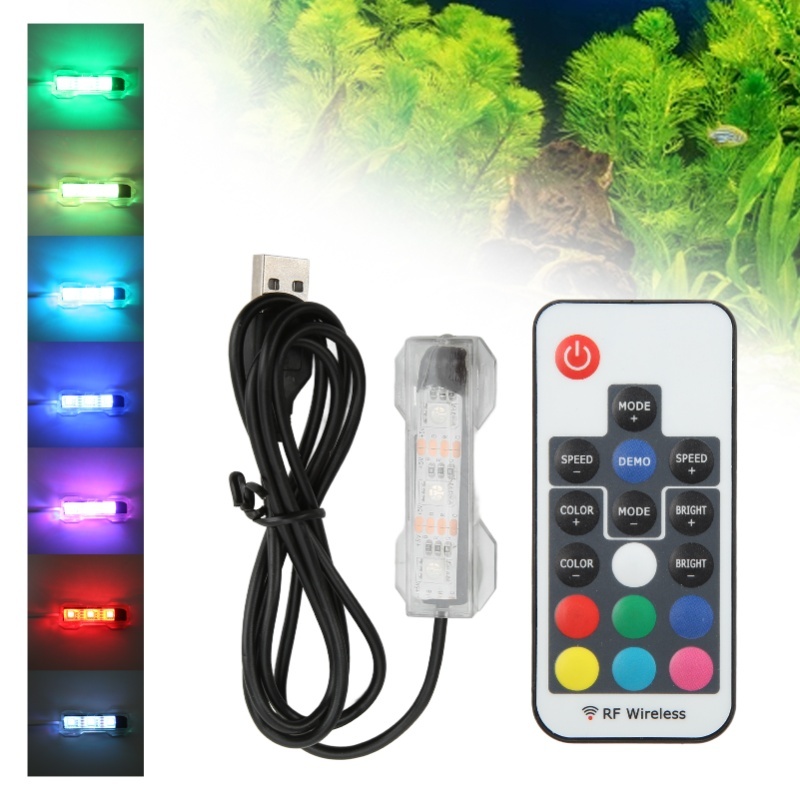 Aquarium Fish Online - Luce LED per Acquario con Telecomando
