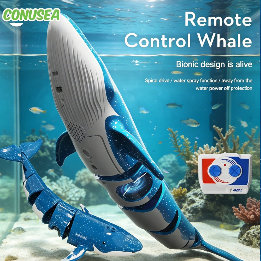 Aquarium Fish Shark - Sottomarino RC Elettrico Telecomandato a Forma