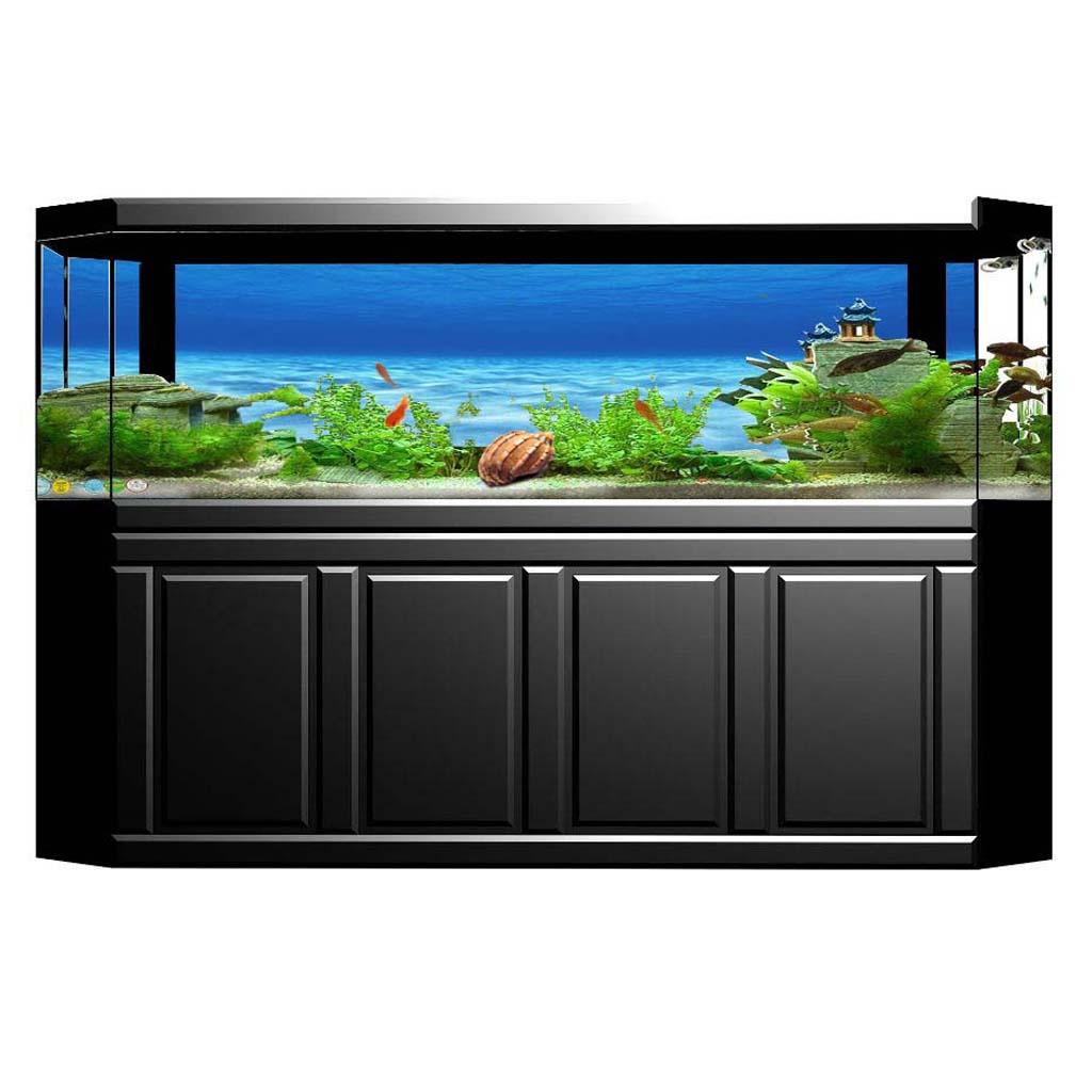 Aquarium Fish World - Sfondo decorativo laterale per acquario Poster