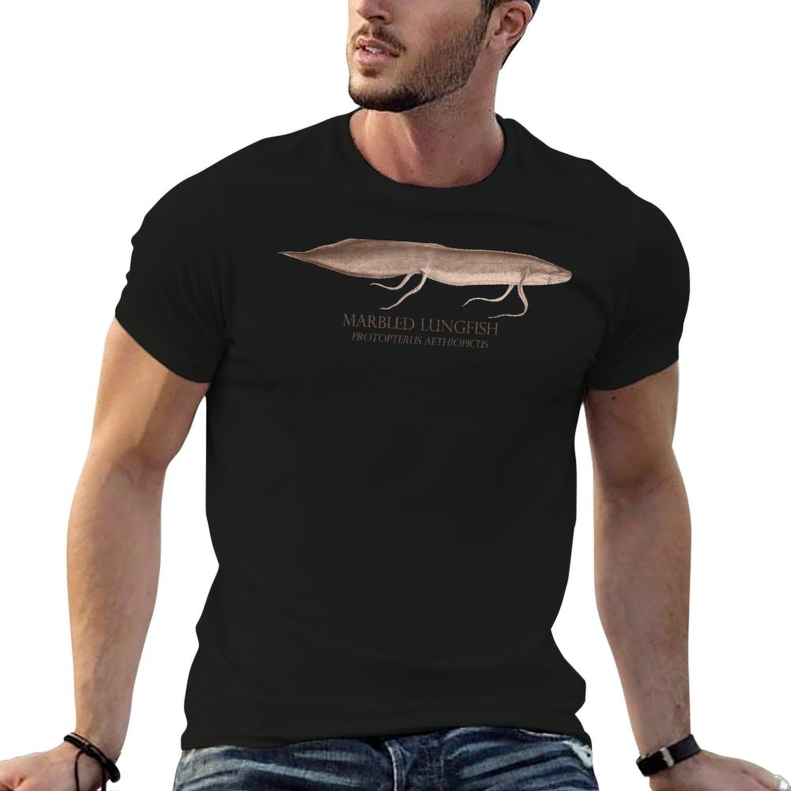 Aquarium Fish Monster - T-shirt Lungfish Protopterus Aquarium Monster Fish