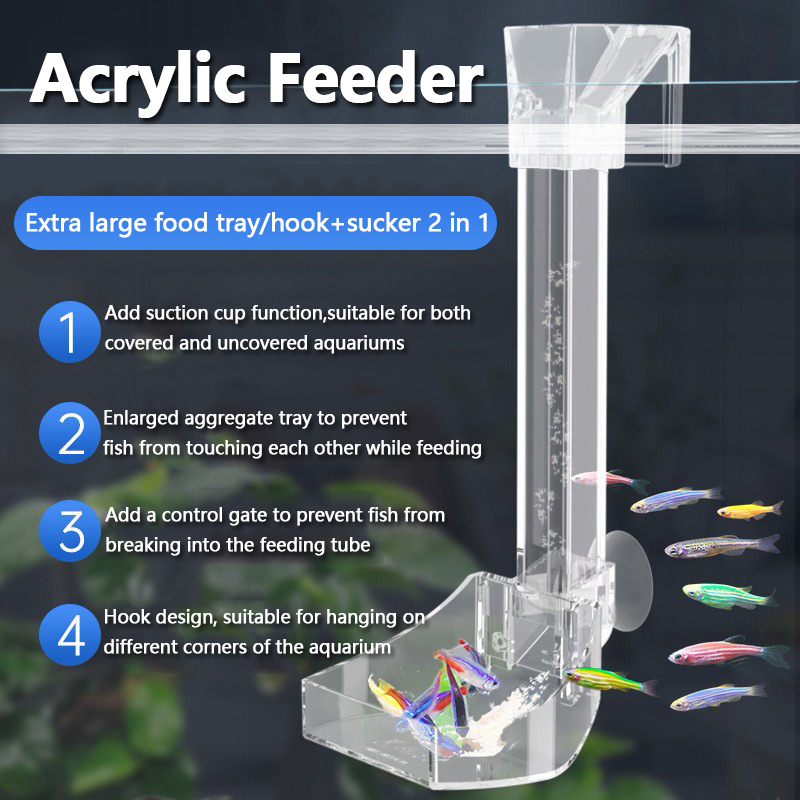 Tubo di alimentazione in acril - Aquarium Fish Variety recensione e prezzo