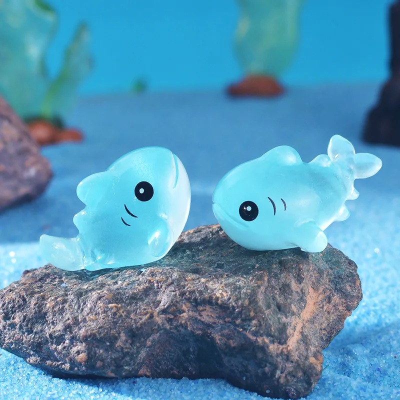 4 Pezzi Ornamento Luminoso a F - Aquarium Fish Shark recensione e prezzo