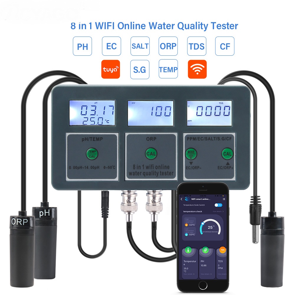 Tuya WiFi Digitale PH ORP TDS  - Aquarium Fish Online recensione e prezzo