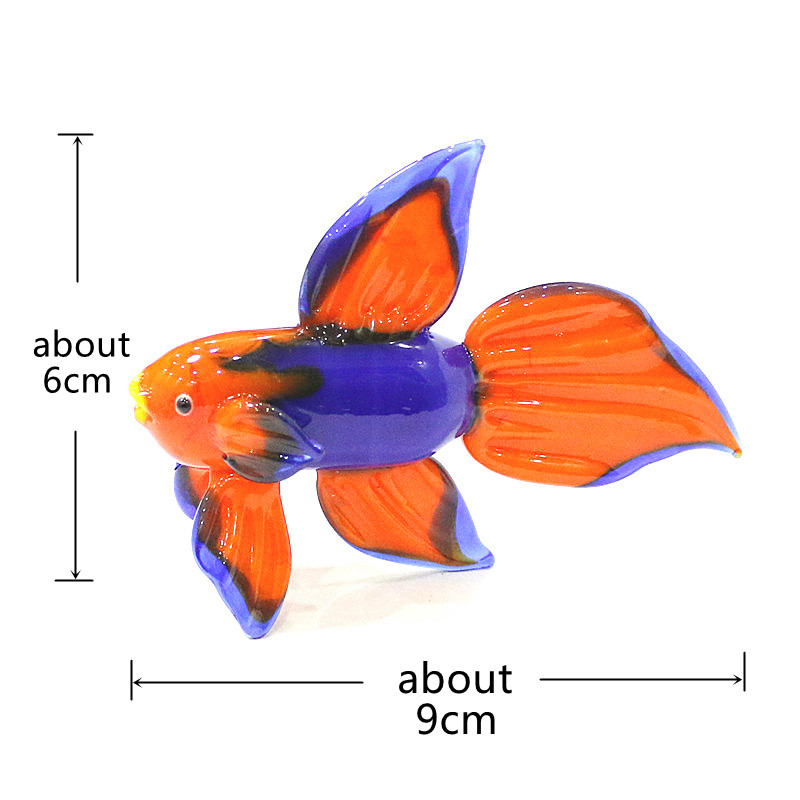 Arancione vetro di Murano pesc - Aquarium Fish Glass recensione e prezzo