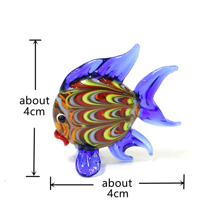 Mini figurine colorate di pesc - Aquarium Fish Glass recensione e prezzo