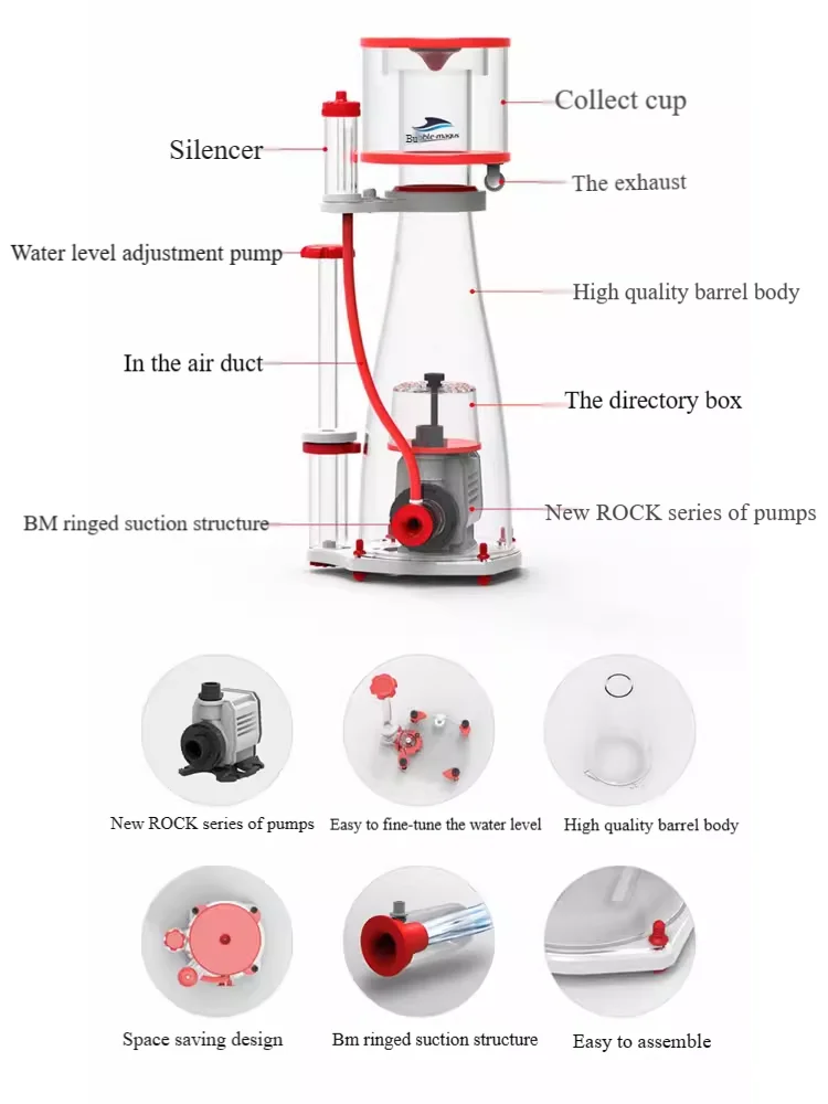 220-240V 50Hz Bubble Magus Cur - Protein Skimmer Reef recensione e prezzo